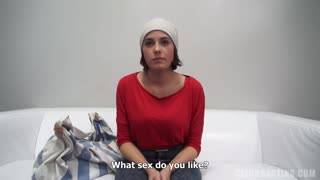 Hot Czech Brunette Lucie Shows Big Tits in Casting - наслаждайтесь лучшим порно на HD-PORN.ONLINE