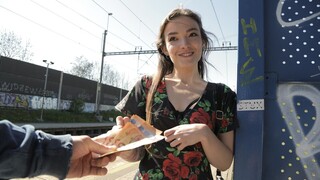 Tattooed brunette Kylie rides big cock outdoors - наслаждайтесь лучшим порно на HD-PORN.ONLINE