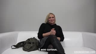 Sexy Czech Blonde Jana with Big Tits in Casting - смотреть новое порно видео HD-PORN.ONLINE