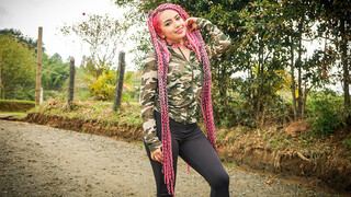 Hot Latina with Pink Locks Banging - наслаждайтесь лучшим порно на HD-PORN.ONLINE