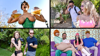 Hot MILFs with Johnny Castle - Nicole Aniston & Katie Morgan - смотреть новое порно видео HD-PORN.ONLINE