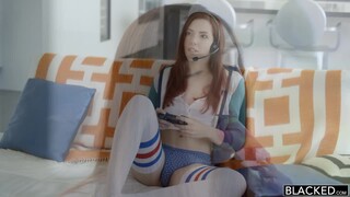 Nerdy Redhead Teen Fucks Older Black Man – Hardcore Interracial Creampie - смотреть новое порно видео HD-PORN.ONLINE