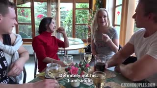 Sexy Czech Brunettes & Blondes in Wild Group Sex - смотреть новое порно видео HD-PORN.ONLINE