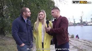 Hot blonde Olivia sucks cock in threesome with Nikolas and Vova - наслаждайтесь лучшим порно на HD-PORN.ONLINE