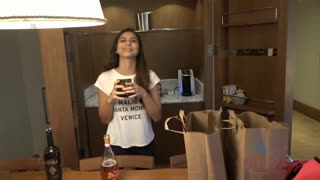 Nina North Teases in the Bath - Skinny Brunette with Piercings - наслаждайтесь лучшим порно на HD-PORN.ONLINE