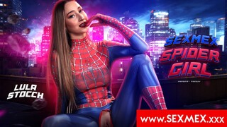 Spidergirl Lula Stocch Brunette with Big Tits Cum Inside - наслаждайтесь лучшим порно на HD-PORN.ONLINE