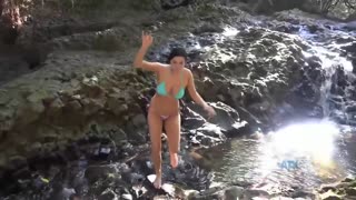 Hot Brunette Karlee Grey Flaunts Big Tits in Beach Lingerie - смотреть новое порно видео HD-PORN.ONLINE