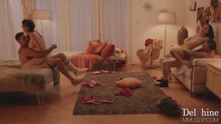 Double Date with Horny MILF and Brunette in Group Sex - наслаждайтесь лучшим порно на HD-PORN.ONLINE