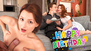 Teen redhead babe gives the greatest gift with big titty fuck - наслаждайтесь лучшим порно на HD-PORN.ONLINE