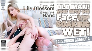 Dirty Old Grandpa Gets Face Sitting by Hot Young Lily Blossom - наслаждайтесь лучшим порно на HD-PORN.ONLINE