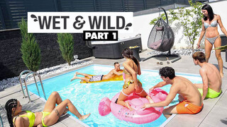 Wild Wet Pool Party with Hot Tits - наслаждайтесь лучшим порно на HD-PORN.ONLINE