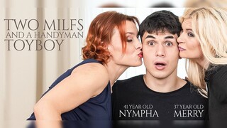 Wild Threesome with Merry and Nympha - наслаждайтесь лучшим порно на HD-PORN.ONLINE