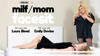 Blonde MILF Laura and Mom Emily Get Down and Dirty - наслаждайтесь лучшим порно на HD-PORN.ONLINE