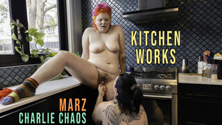 Chaos in the Kitchen with Charlie & Marz - смотреть новое порно видео HD-PORN.ONLINE