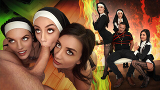 Three Naughty Nuns Screw the Devil Out of Him - наслаждайтесь лучшим порно на HD-PORN.ONLINE