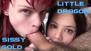 Sissy Gold & Little Dragon's Naughty Hotel Threesome - наслаждайтесь лучшим порно на HD-PORN.ONLINE