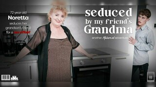 Horny Granny Noretta Fucks Her Grandson's Friend on the Sofa - наслаждайтесь лучшим порно на HD-PORN.ONLINE