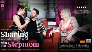  MILF Sandy and Stepmom Melina May in Threesome - смотреть новое порно видео HD-PORN.ONLINE