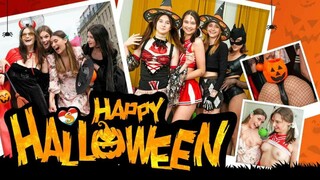 Halloween Party with Blonde Teens - смотреть новое порно видео HD-PORN.ONLINE