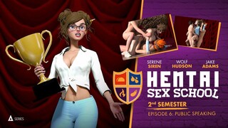 Public Speaking Threesome – Brunette & Studs DP Her Tight Ass - наслаждайтесь лучшим порно на HD-PORN.ONLINE