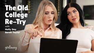 Retrying College with Sarah Taylor and Holly Day - наслаждайтесь лучшим порно на HD-PORN.ONLINE